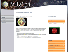 Tablet Screenshot of bellacon.com